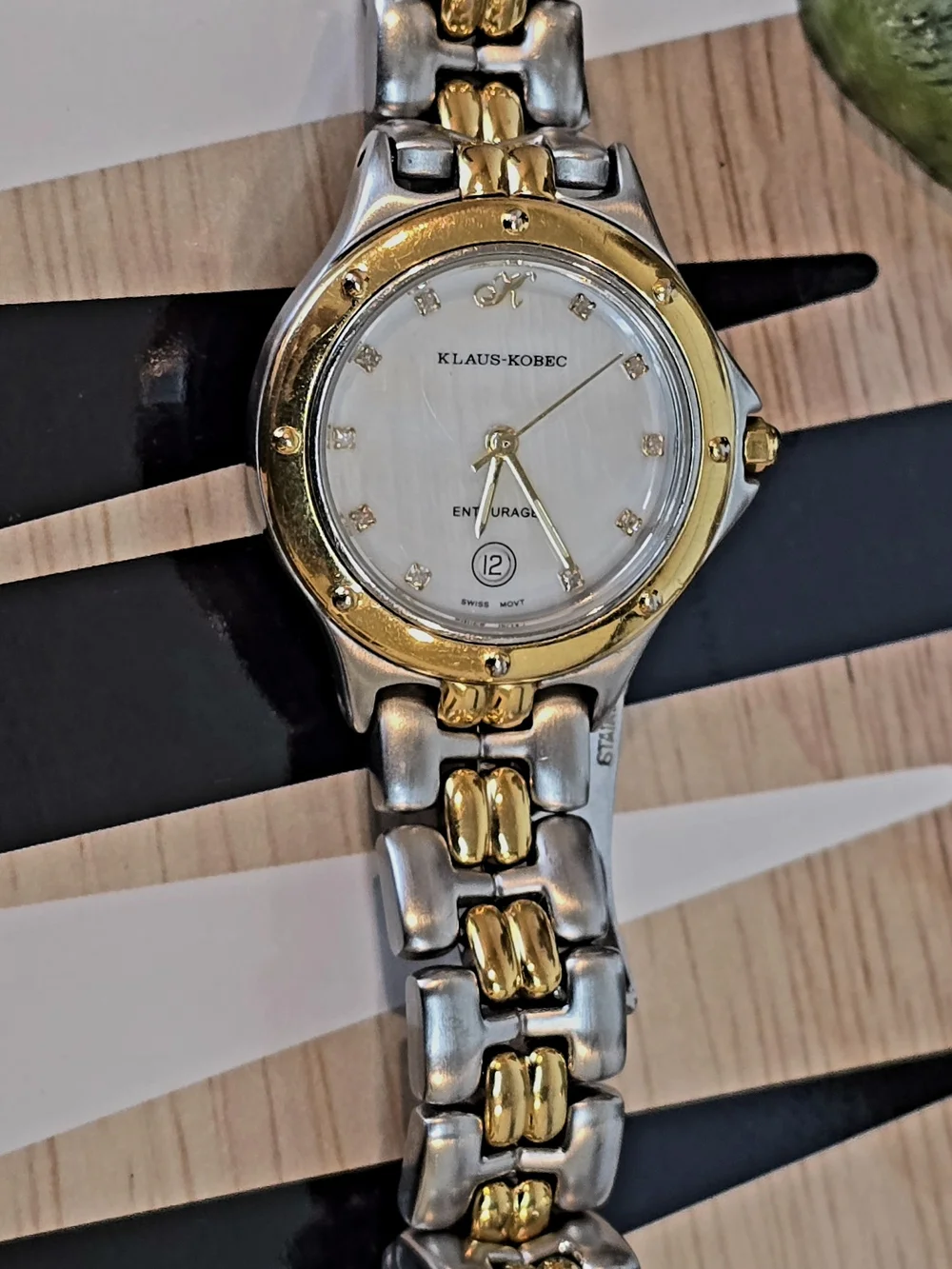 Klaus-Kobec Two-Tone Entourage Ladies Watch - Gold & Silver KKL1968
